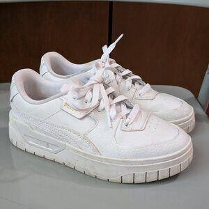 Puma Cali Dream white sneakers youth 5/women's 6.5